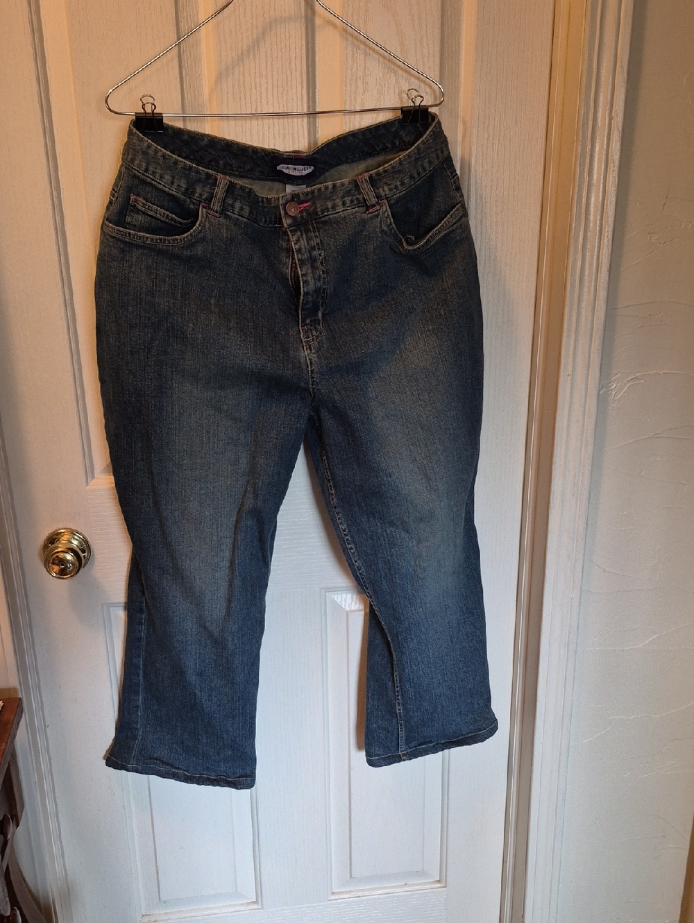 L.A. Blues Women's Boot Cut Jeans in Dark Blue Denim